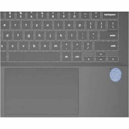 ASUS 14-inch Chromebook Plus Enterprise 2-in-1 laptop with touchscreen and silver finish