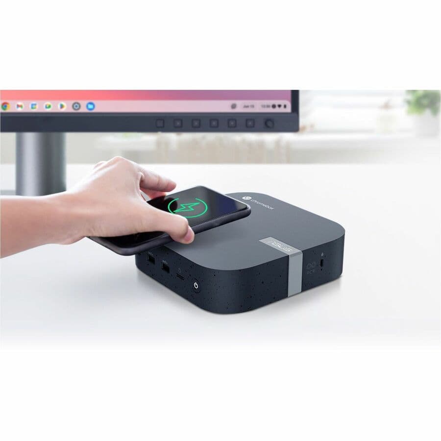 ASUS Chromebox mini PC with Intel Celeron 7305, 4 GB DDR4, and 128 GB storage