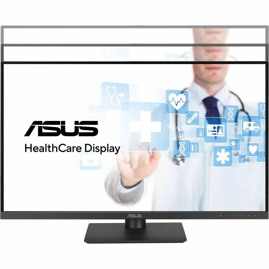 23.8-inch 1440P IPS healthcare monitor with anti-glare screen and ergonomic stand