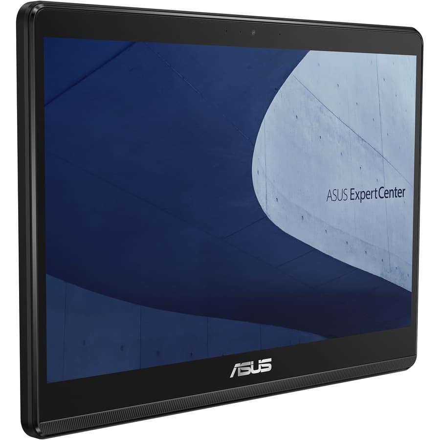 ASUS 15.6-inch all-in-one desktop with touchscreen, black finish, and compact business design