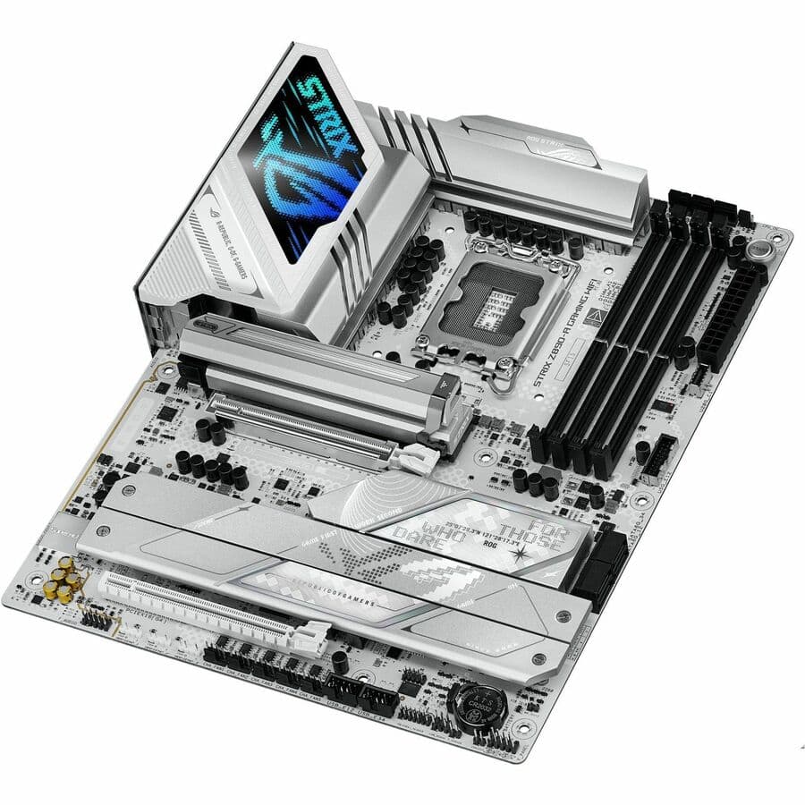 ASUS ROG STRIX Z890-A GAMING WIFI ATX motherboard with LGA 1851, WiFi 7, and 5 M.2 slots