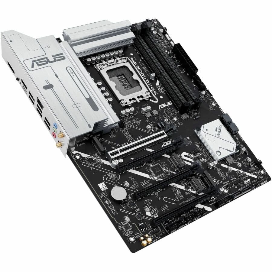 ASUS Z890 MAX GAMING WIFI7 ATX motherboard with Intel Z890 and Wi-Fi 7