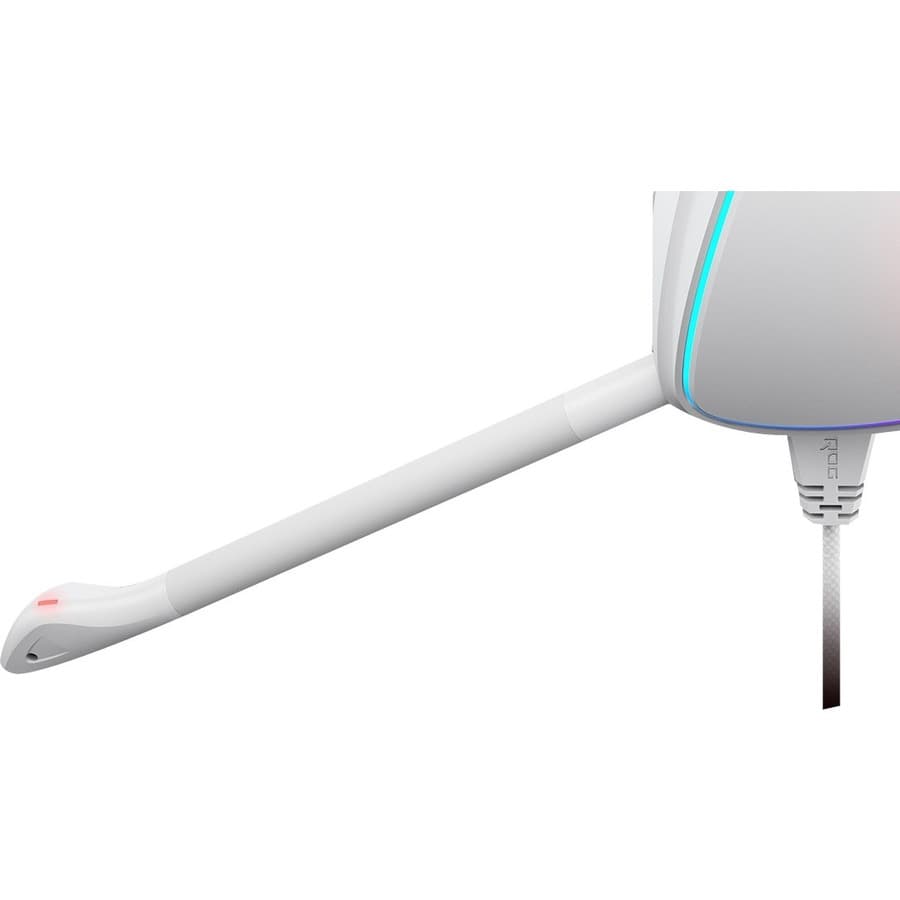 ROG DELTA WHITE EDITION ON EAR WIRED GAMING HEADSET MIC RGB LIGHTING NOISE CANCE view 14