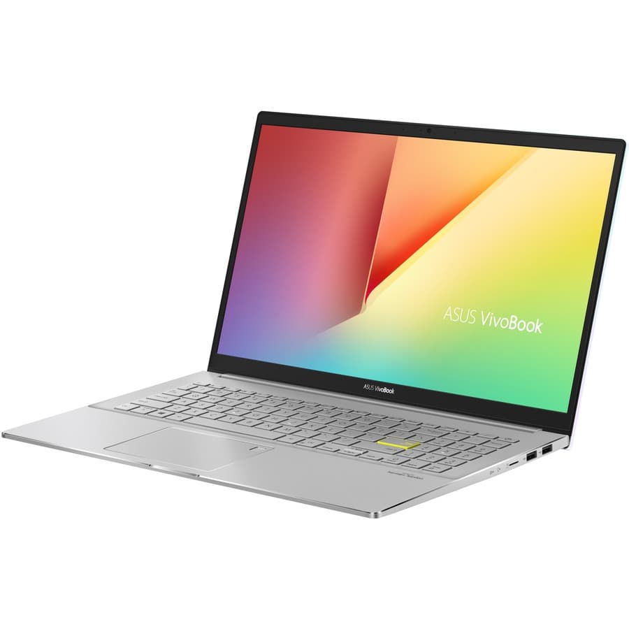 ASUS notebook with Intel Core i5-1135G7, 8 GB RAM, 512 GB SSD, and 15.6 inch non-touch display