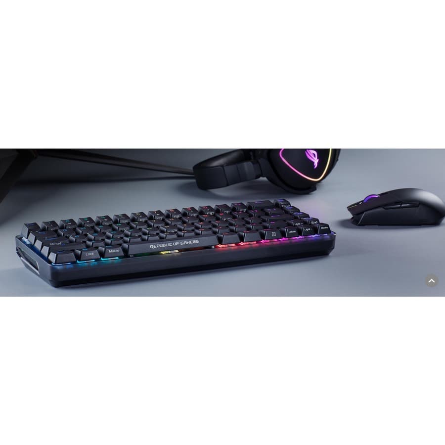 ASUS ROG M601 mechanical gaming keyboard, compact layout, mechanical switches