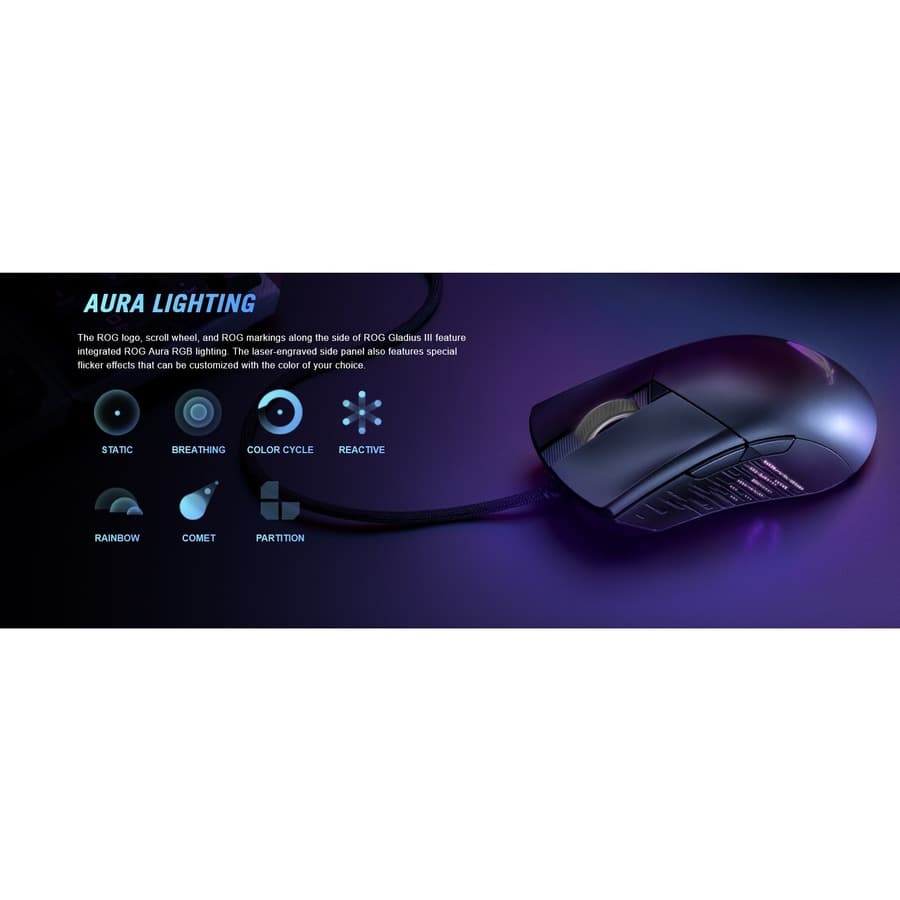 ASUS P513 ROG KERIS WIRELESS,ROG 70M MICRO SWITCH,16000 DPI,1000 HZ.1 X ROG KERI view 7