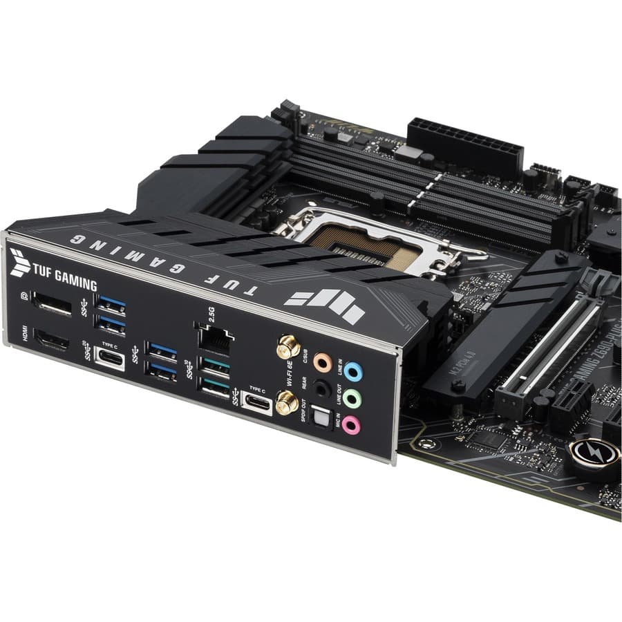 ASUS TUF GAMING Z690-PLUS WIFI ATX motherboard for Intel builds with DDR5 and WiFi 6
