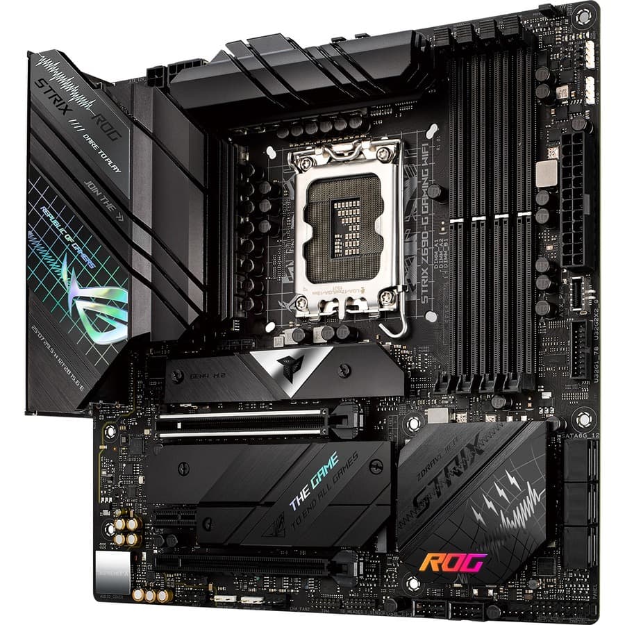 ASUS ROG STRIX Z690-G GAMING WIFI micro-ATX motherboard with DDR5, WiFi 6, and 2.5 Gb Ethernet