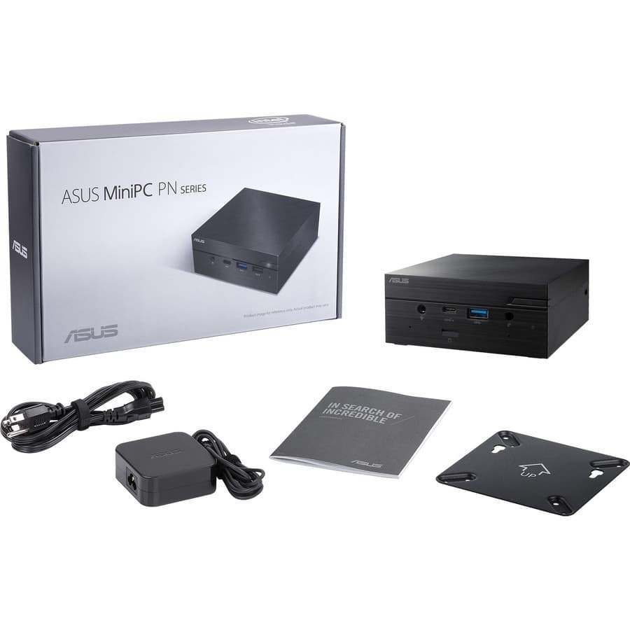 ASUS PN62S small form factor mini PC with Core i7-10710U, 16 GB RAM, and 512 GB SSD