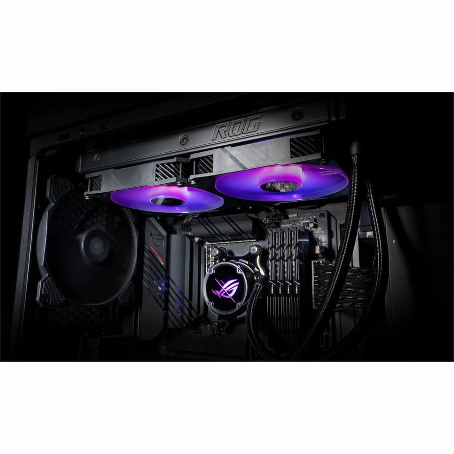 ASUS ROG STRIX LC II 360 ARGB white 360 mm AIO liquid CPU cooler