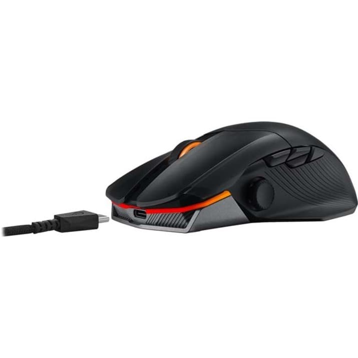 ASUS ROG CHAKRAM X GAMING MOUSE TRI MODE CONNECTIVITY 2.4GHZ RF, BLUETOOTH, WIRE view 7