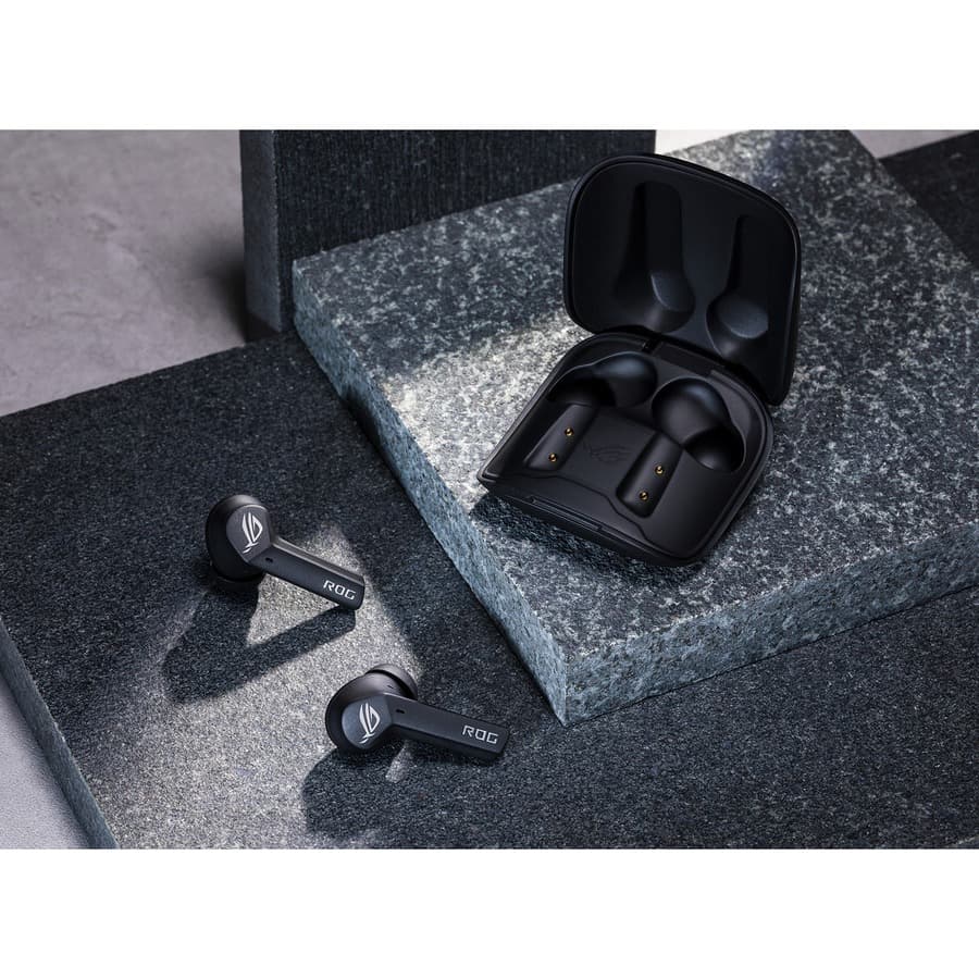 ASUS ROG Cetra True Wireless gaming earbuds with low-latency Bluetooth and compact in-ear design