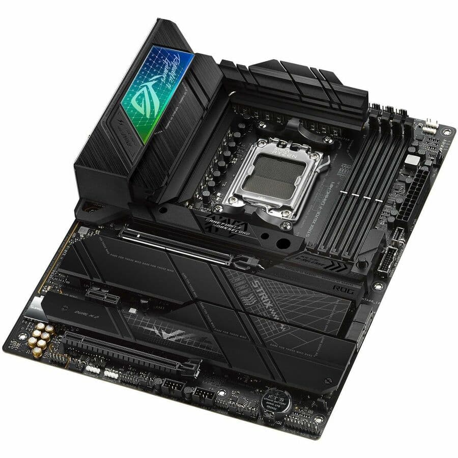 ASUS ROG Strix X670E-F Gaming WiFi ATX motherboard for AMD AM5 and DDR5