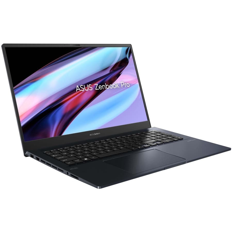 ASUS Zenbook Pro 17 UM6702RA-DB71 notebook with 17.3-inch display and Pantone branding