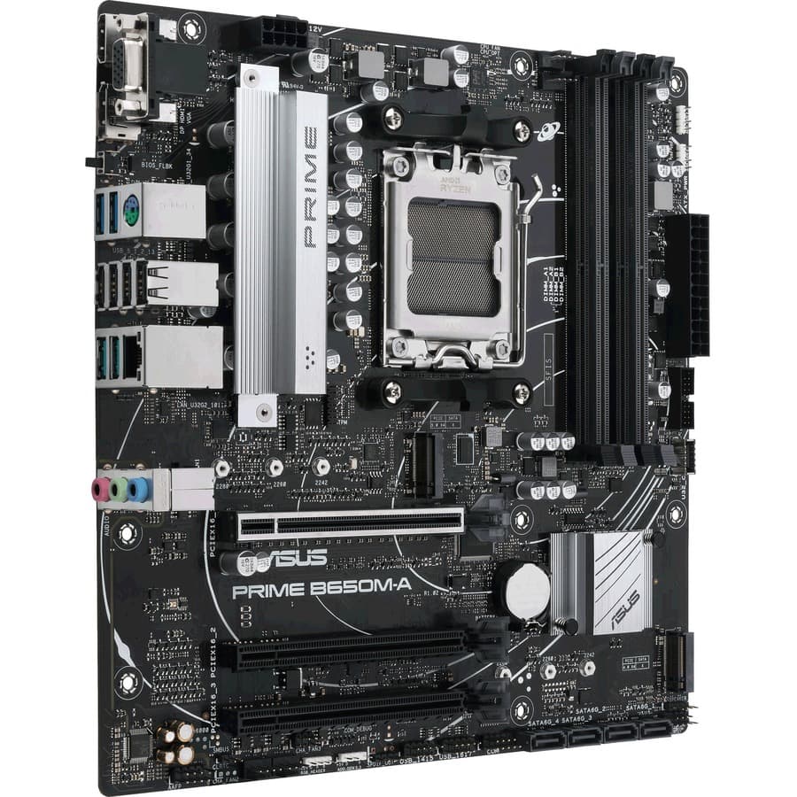 ASUS PRIME B650M-A-CSM micro-ATX motherboard for AMD Ryzen processors with AM5 and DDR5 support