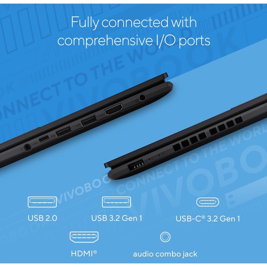 ASUS 16-inch laptop with Intel Core i7-13700H, 16 GB RAM, and 1 TB SSD