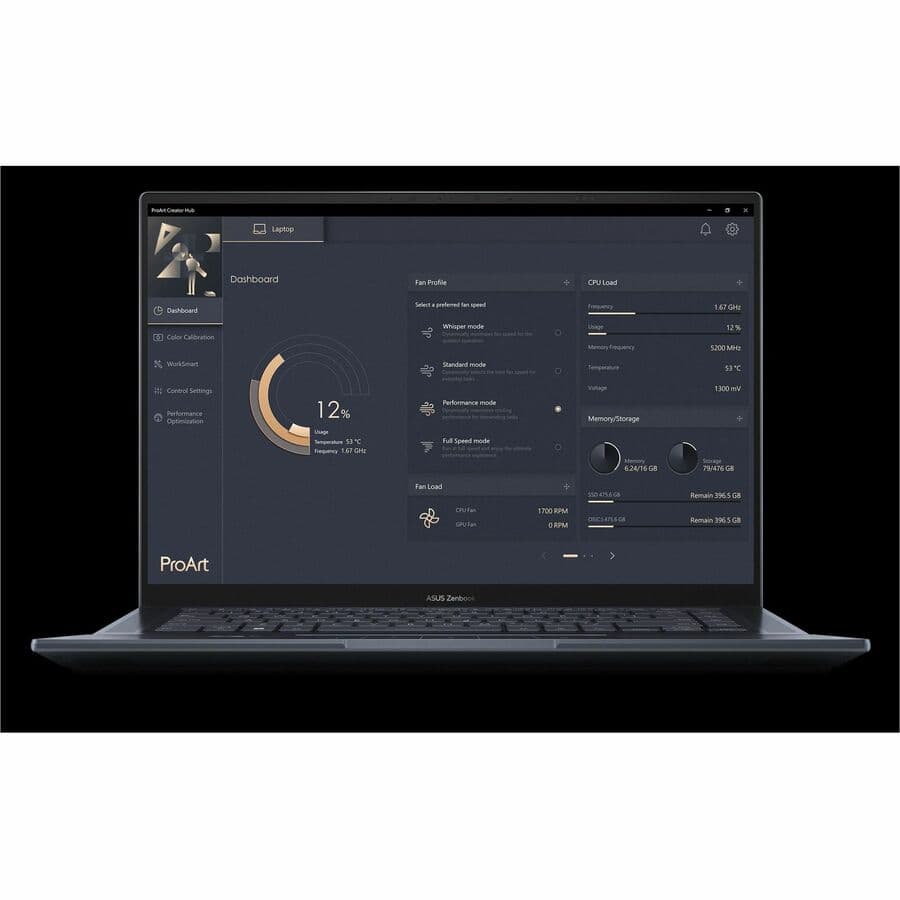 ASUS Zenbook Pro 16X OLED UX7602BZ-DS99T notebook with 16-inch OLED display, Intel Core i9, 32 GB RAM, and 2 TB SSD