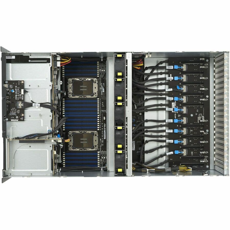 ASUS ESC8000-E11-3W10G 4U rack server chassis for GPU accelerated enterprise workloads