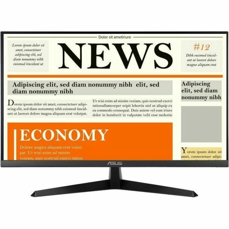 ASUS VY279HF 27-inch Full HD IPS monitor with 100 Hz refresh for eye comfort and productivity