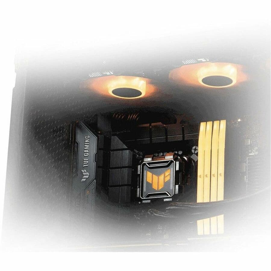 ASUS TUF Gaming LC II 240 ARGB AIO CPU cooler with dual 120 mm fans