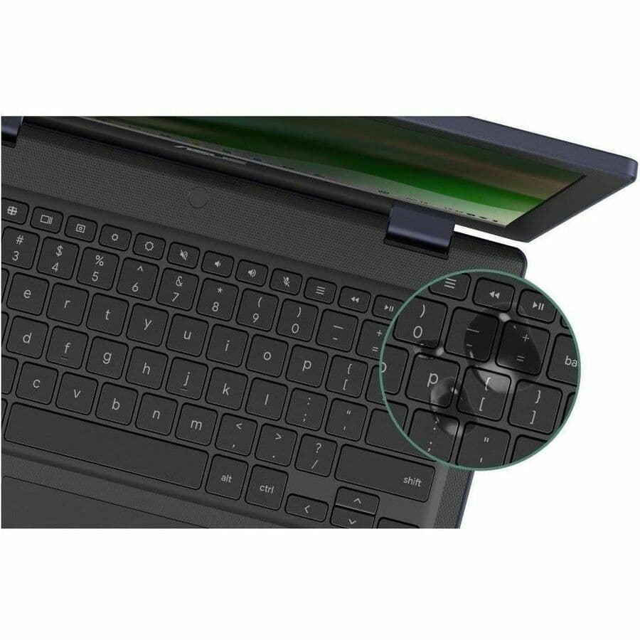 ASUS Chromebook with 12.2-inch WUXGA touchscreen, MediaTek MT8186G, 4 GB RAM, and 32 GB storage