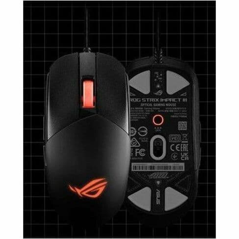 ASUS - COMPONENTS ASUS ROG STRIX IMPACT III WL MOUSE 57 G LIGHTWEIGHT 36K DPI SENS view 10