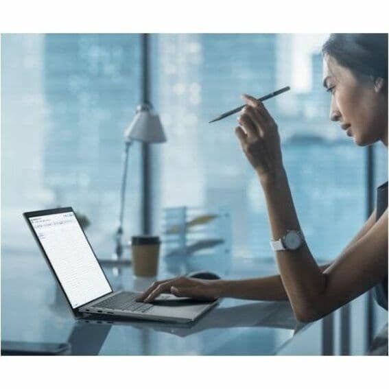 ASUS 14-inch Chromebook Plus Enterprise 2-in-1 laptop with touchscreen and silver finish