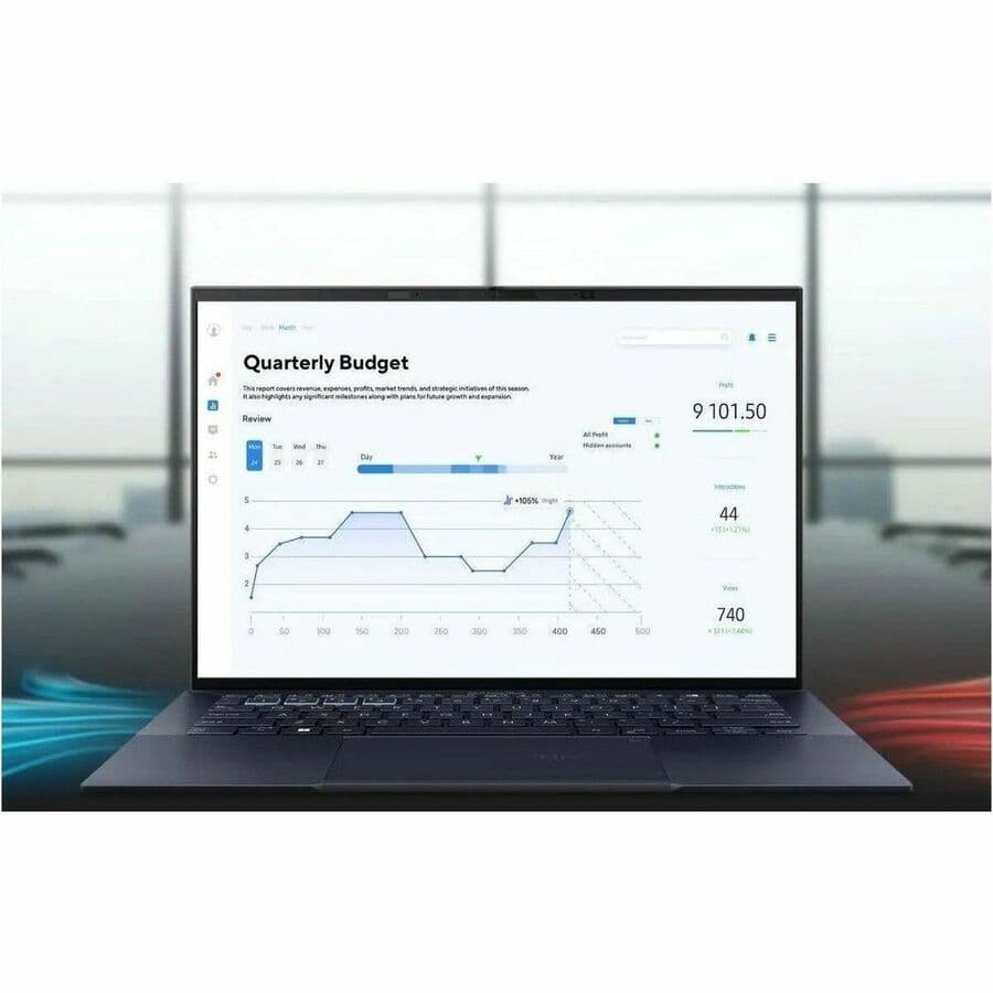 ASUS ExpertBook B9403CVA-XVE74 black 14-inch business laptop with WQXGA+ non-touch display