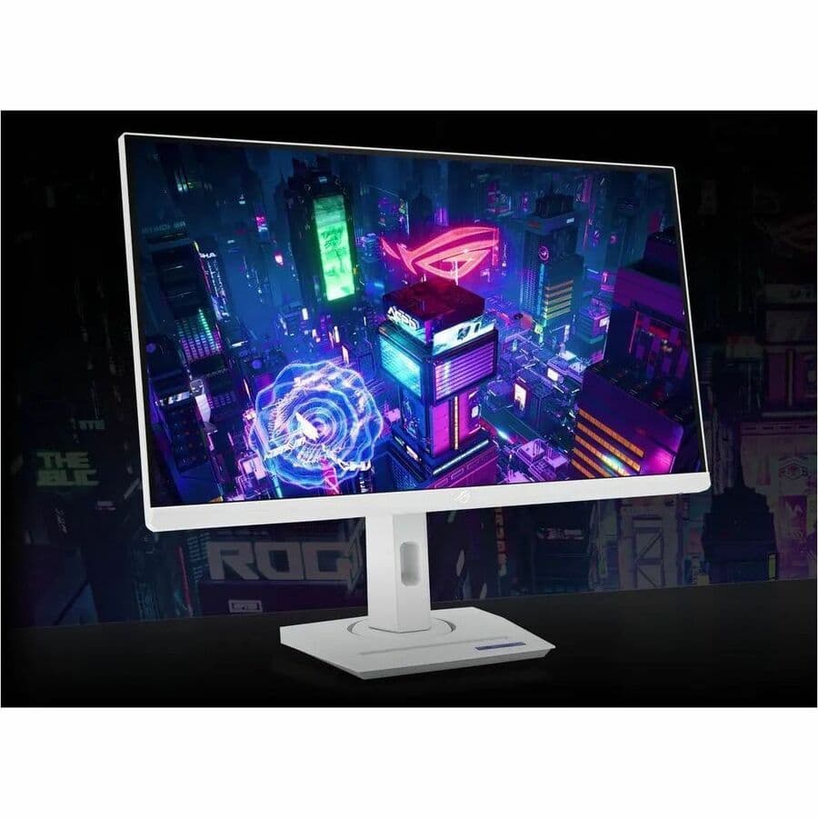 ASUS ROG Strix XG259QNG-W white gaming monitor with Fast IPS panel and slim bezels