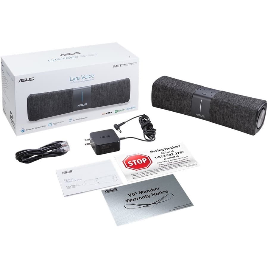 ASUS Lyra Voice smart speaker router for home networking and voice control