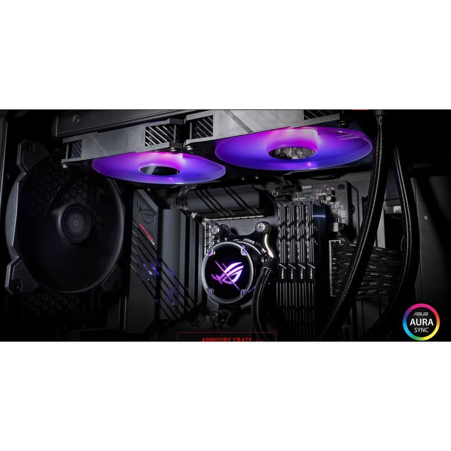 ASUS ROG STRIX LC II 360 ARGB AIO CPU cooler with 360 mm radiator for LGA1700 systems