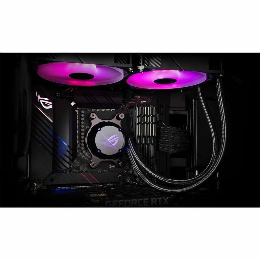 ASUS ROG STRIX LC II 360 ARGB white 360 mm AIO liquid CPU cooler