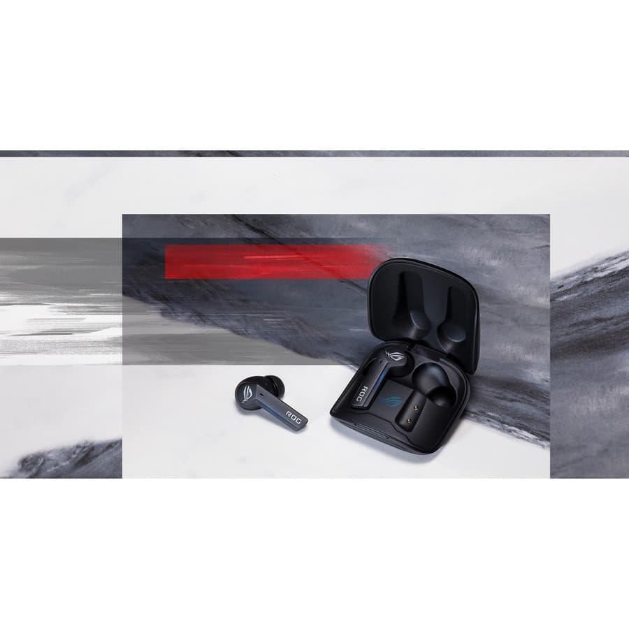 ASUS ROG Cetra True Wireless gaming earbuds with low-latency Bluetooth and compact in-ear design