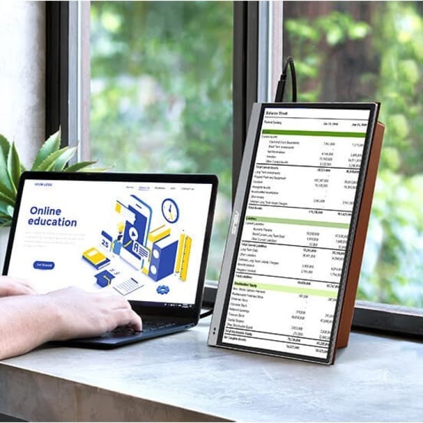 ASUS MQ16AH 15.6-inch portable OLED monitor with high-contrast color-accurate display