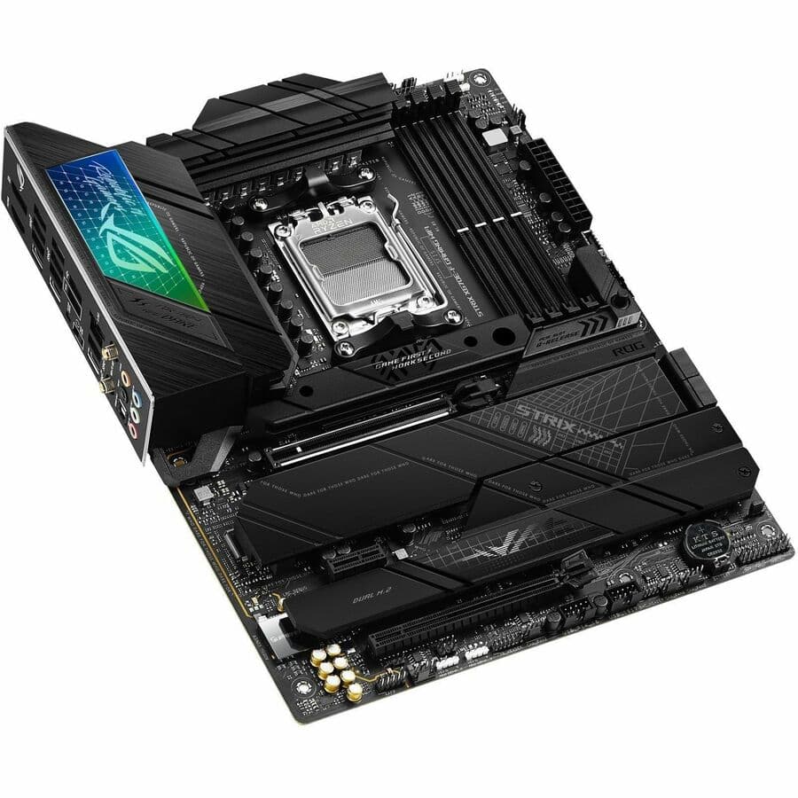 ASUS ROG Strix X670E-F Gaming WiFi ATX motherboard for AMD AM5 and DDR5