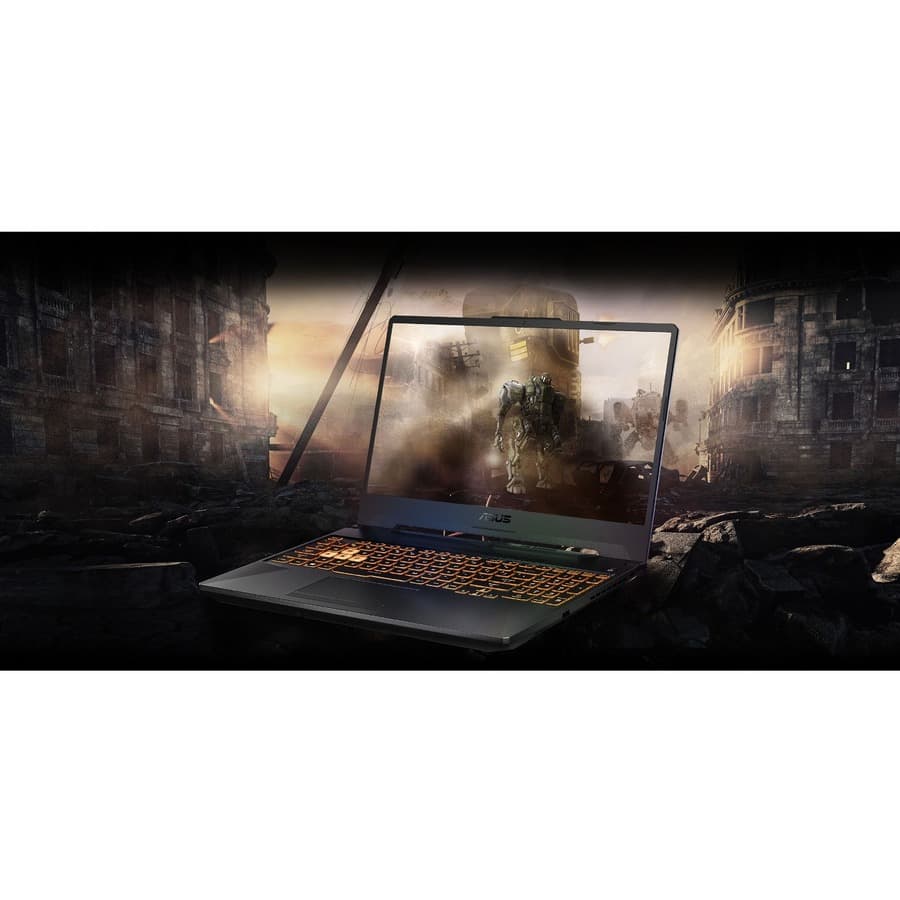 ASUS TUF Gaming FX707ZC-ES53 gray laptop with 17.3-inch Full HD display, Core i5-12500H, RTX 3050, and 16 GB RAM