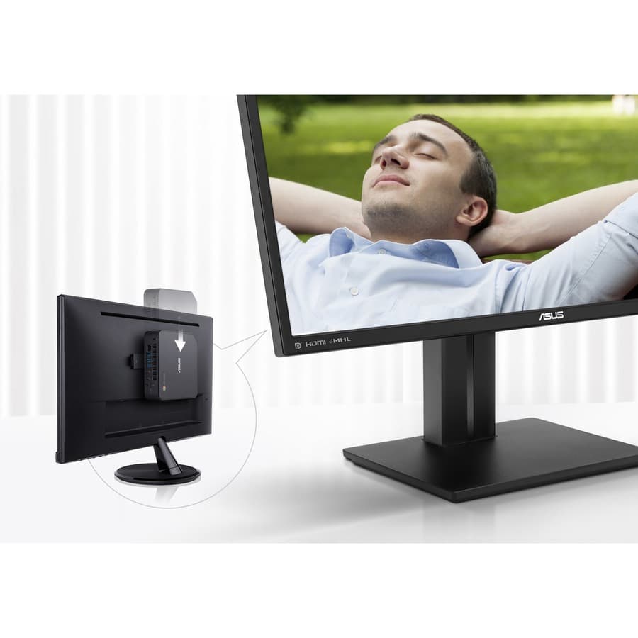 ASUS fanless Chromebox with Intel Celeron 5205U, 4 GB memory, and WiFi 6