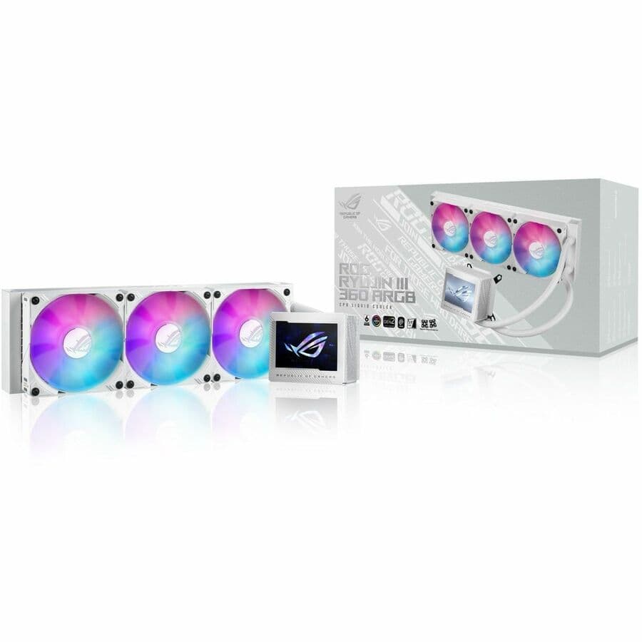 ASUS ROG Ryujin III 360 ARGB White 360 mm AIO liquid CPU cooler
