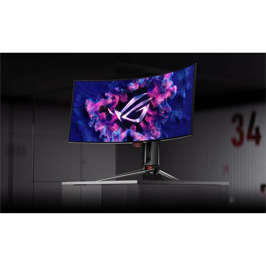 ASUS ROG Swift PG34WCDM 34-inch curved OLED ultrawide monitor with 240 Hz refresh rate