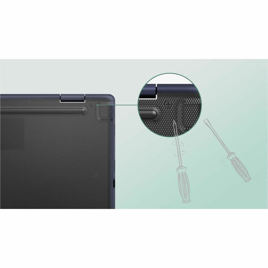 ASUS Chromebook with 12.2-inch WUXGA touchscreen, MediaTek MT8186G, 4 GB RAM, and 32 GB storage