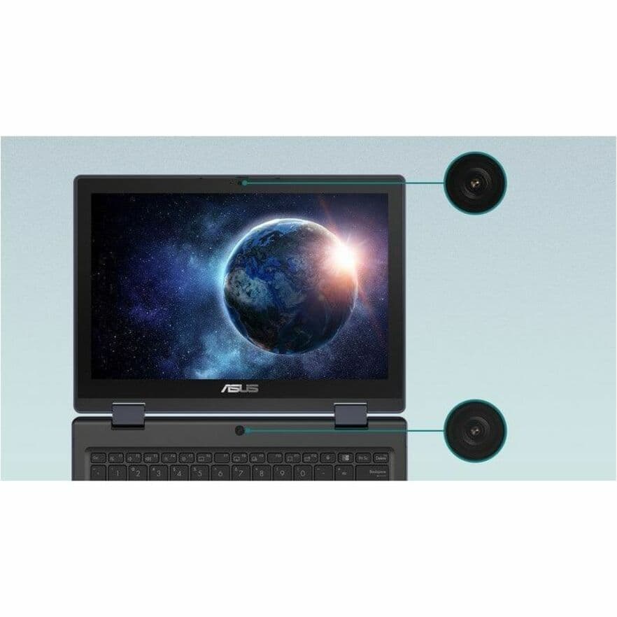 ASUS BR1204FGA 12.2-inch 2-in-1 notebook with WUXGA touchscreen and mineral grey finish