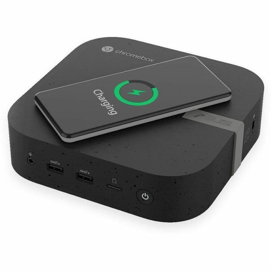 ASUS Chromebox 5a S5081UN compact mini PC for business with quad-4K display support and seven USB ports
