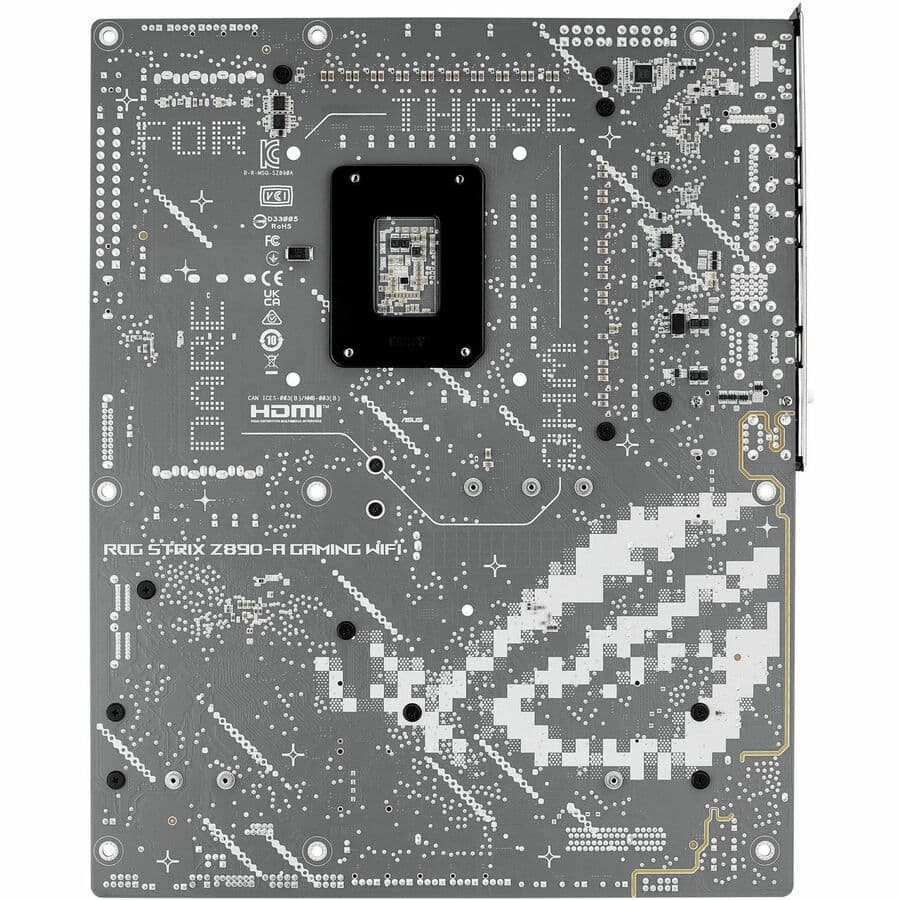 ASUS ROG STRIX Z890-A GAMING WIFI ATX motherboard with LGA 1851, WiFi 7, and 5 M.2 slots