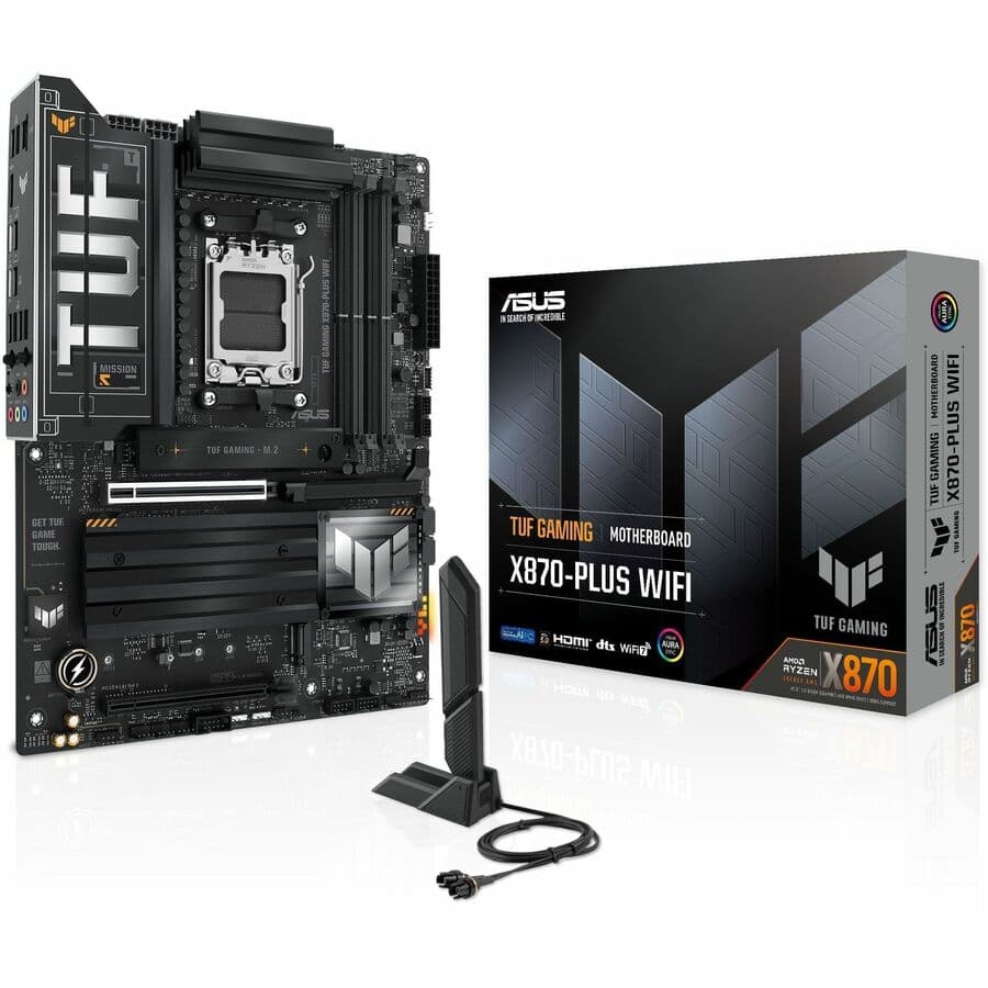 ASUS TUF Gaming X870-PLUS WF ATX motherboard for AMD AM5 DDR5 builds