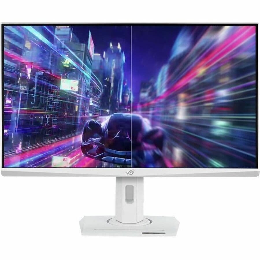 ASUS ROG Strix XG259QNG-W white gaming monitor with Fast IPS panel and slim bezels