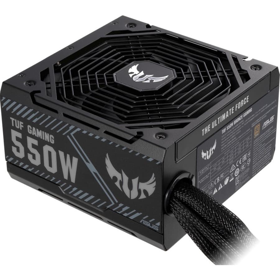 ASUS TUF Gaming 550B 550W Bronze internal power supply with axial-tech fan