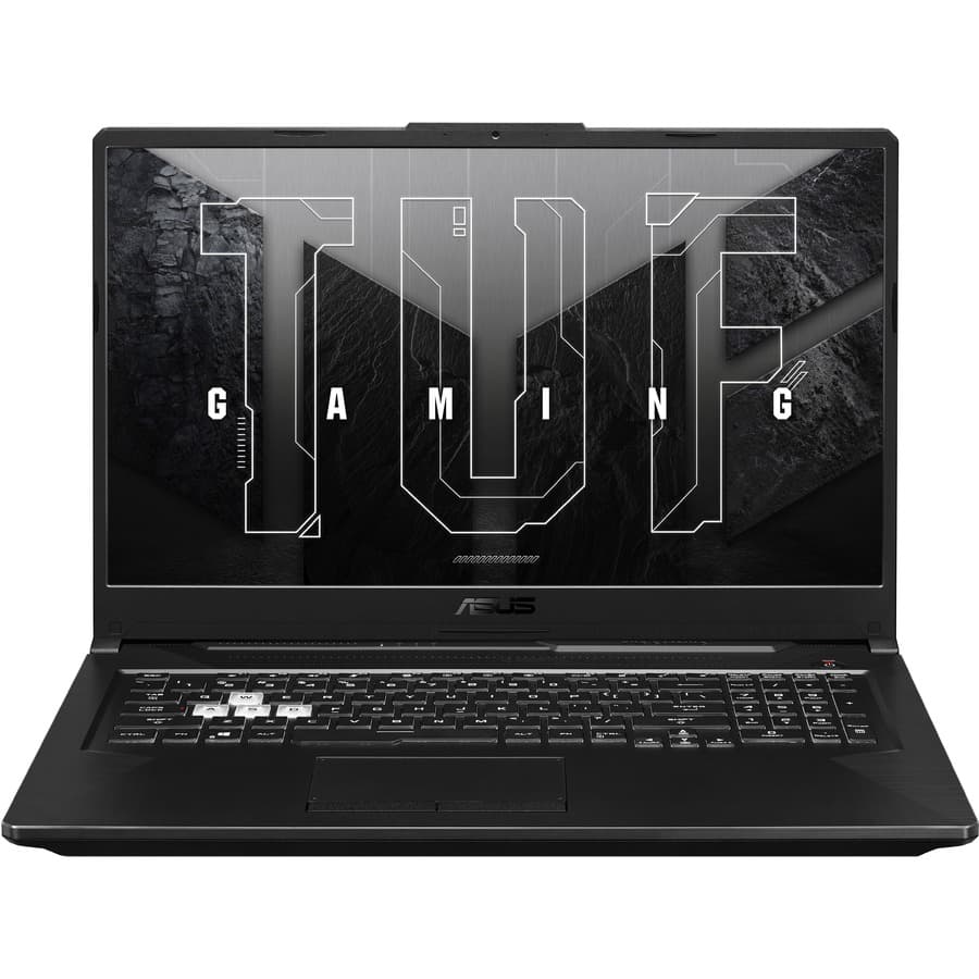 ASUS TUF Gaming 17.3 inch laptop with Core i5-11400H, 8 GB RAM, and 512 GB SSD
