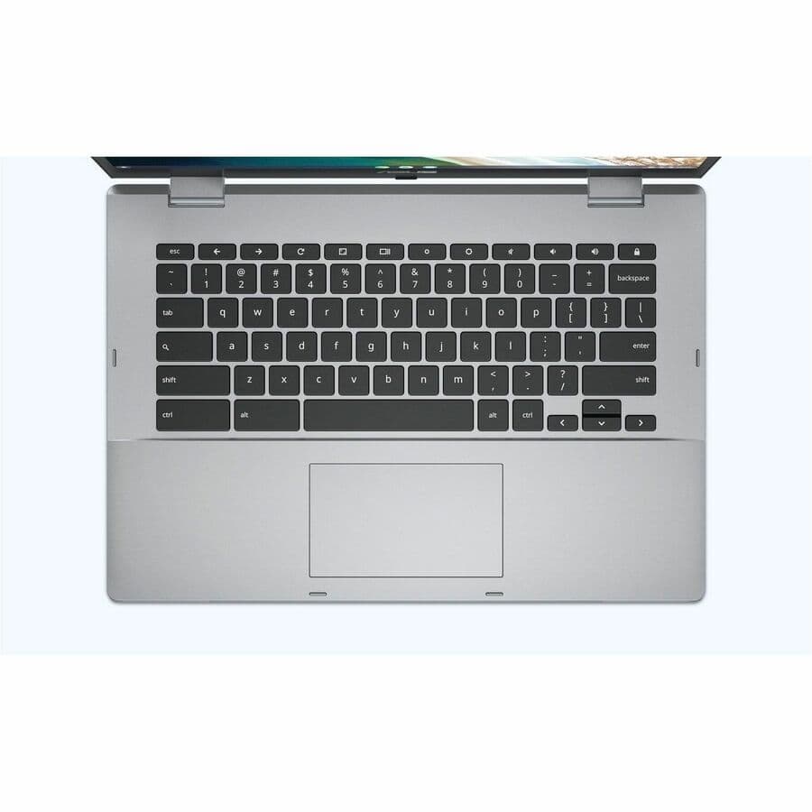 ASUS Chromebook Enterprise Flip CX1400FKA-GE84FT silver convertible laptop with 14-inch Full HD touch display