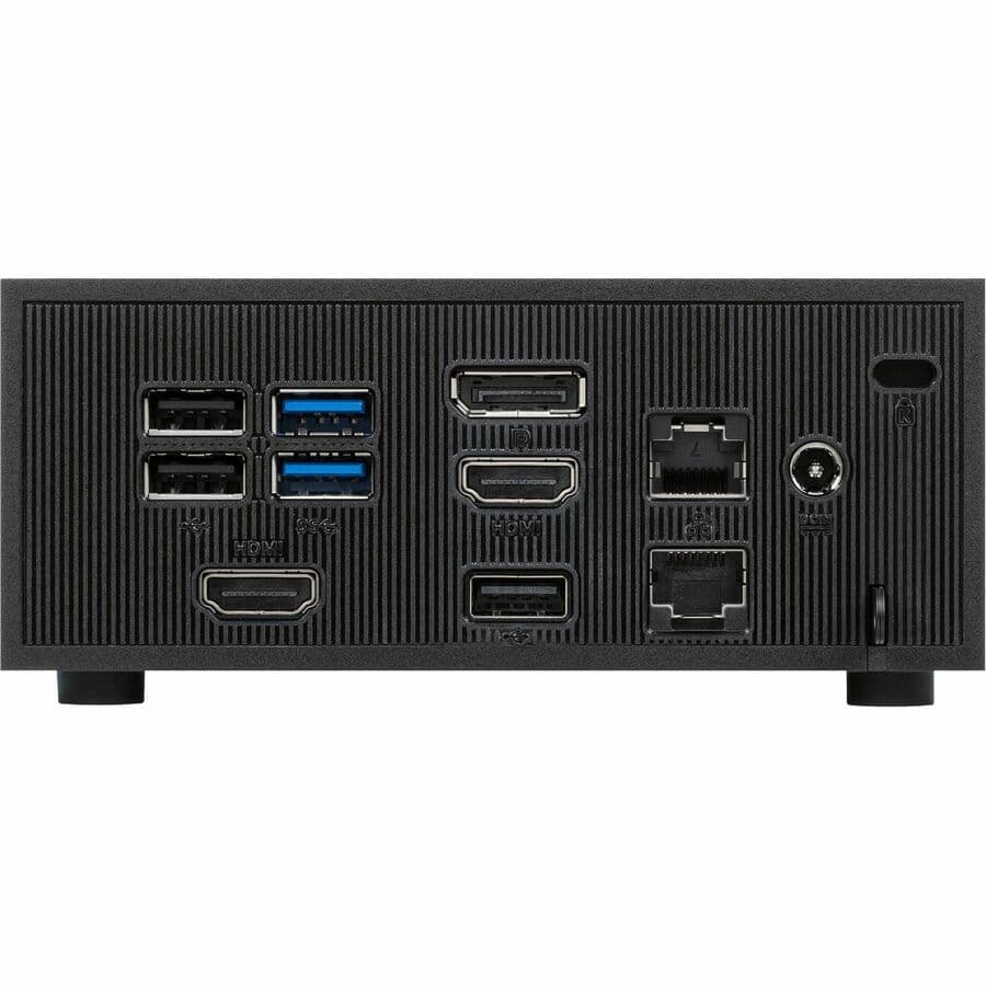 ASUS ExpertCenter PN42 fanless mini PC with Intel N100, 4 GB RAM, 128 GB SSD, WiFi 6, and VESA mount support