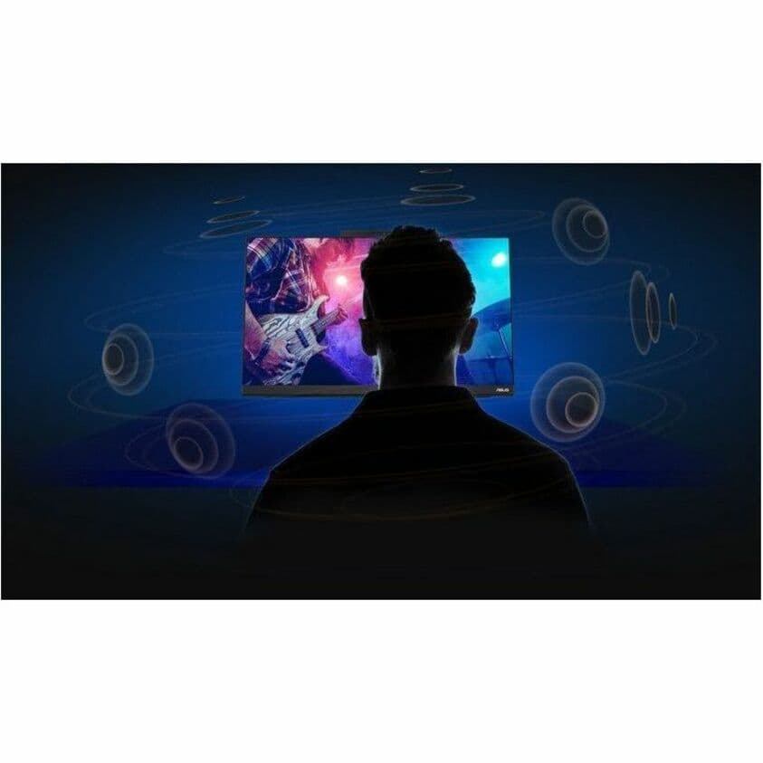 ASUS 23.8-inch all-in-one desktop with touchscreen, black finish, and slim business design